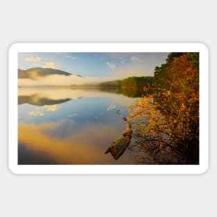 Morning at loch Garten, Scotland Sticker